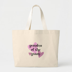 Grandma of the Groom Large Tote Bag