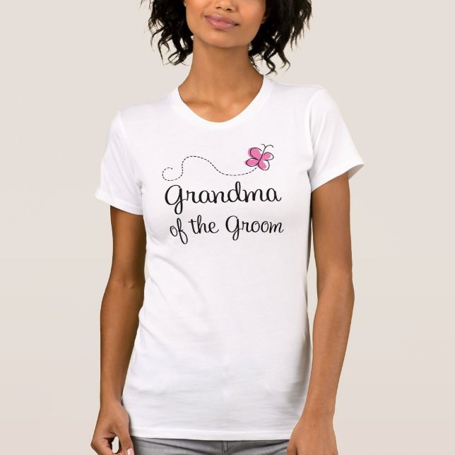 Grandma of the Groom Tote Bag T-Shirt (Front)