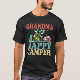 Grandma Of The Happy Camper First Birthday Camping T-Shirt