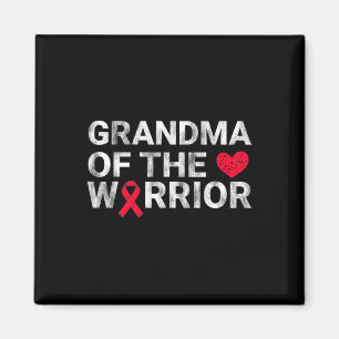 Grandma Of The Heart Warrior Heart Disease Awarene Magnet