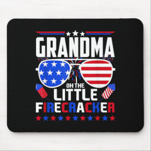 Grandma of The Little Firecracker Fourth of July Mouse Pad