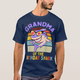 Grandma of the Shark Birthday Matching Family T-Shirt