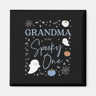 Grandma Of The Spooky One First Birthday Boy 1st H Magnet
