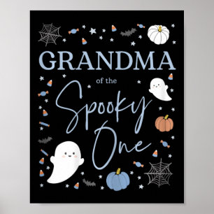 Grandma Of The Spooky One First Birthday Boy 1st H Poster