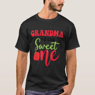 Grandma of the Sweet One Strawberry Summer First B T-Shirt