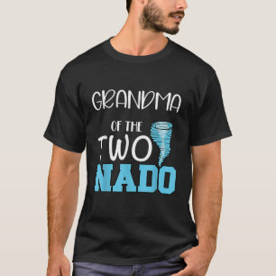 Grandma of the Two nado Tornado Themed 2nd Birthda T-Shirt