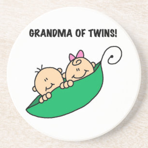 Grandma of Twins Gifts Coaster