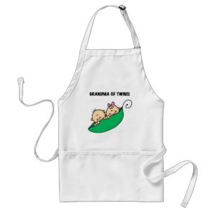 Grandma of Twins Tshirts and Gifts Standard Apron