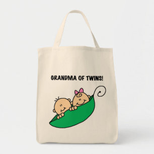 Grandma of Twins Tshirts and Gifts Tote Bag