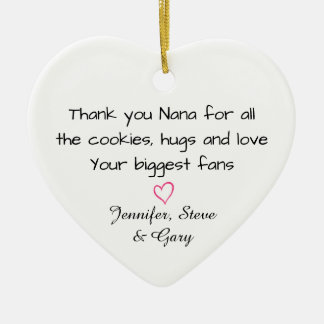 Grandma Ornament – Custom Nana Family Keepsake