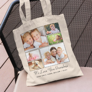 Grandma Personalised Photo Tote Bag