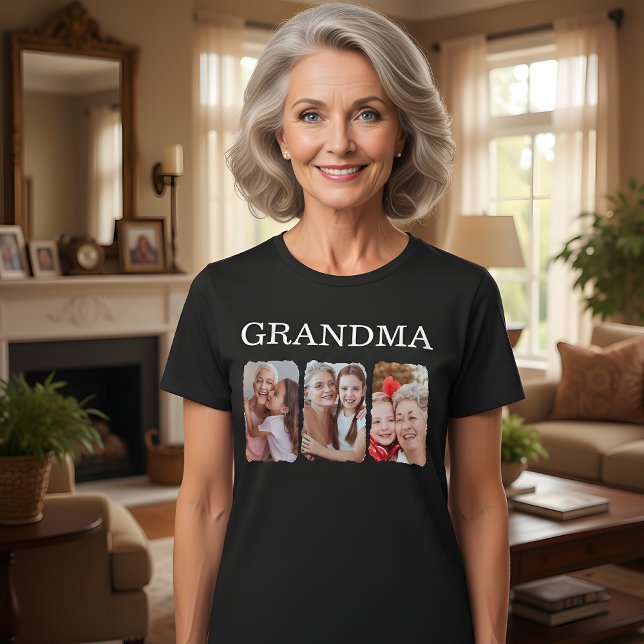 Grandma Personalized Photo T-Shirt (Creator Uploaded)