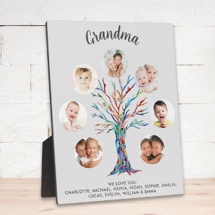 Grandma Photo Collage Plaque