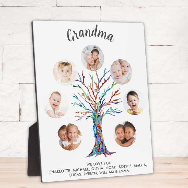Grandma Photo Collage  Plaque (Creator Uploaded)