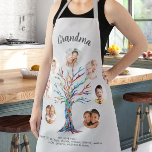Grandma Photo Grey Apron