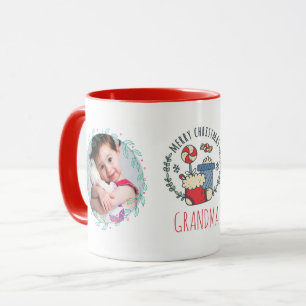 GRANDMA PHOTO MUG - Christmas Gifts Grandkids Pics