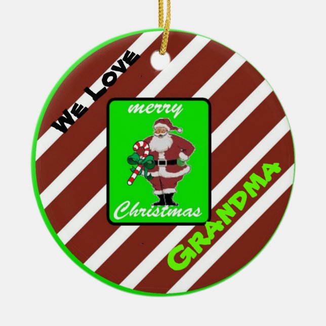 Grandma Photo Ornament (Front)