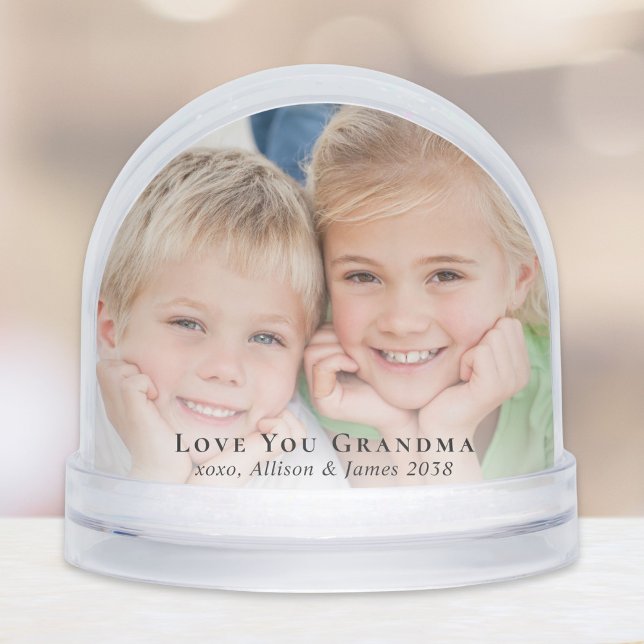 Grandma Photos Keepsake Snowglobe (Creator Uploaded)