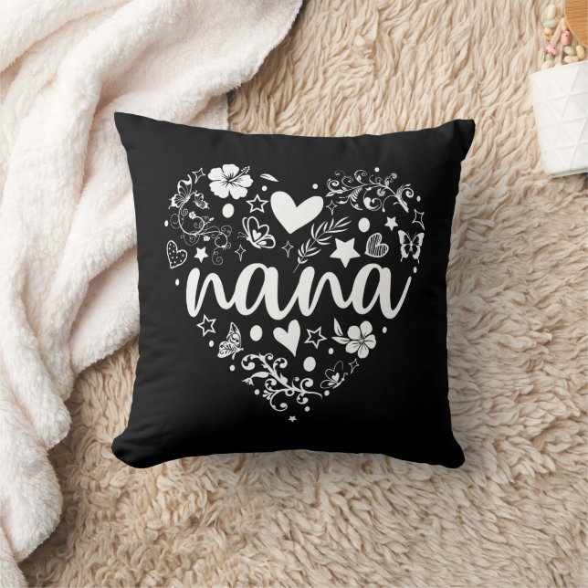 Grandma Pillow, Cute Nana Pillow, Mother's Day Cushion (Blanket)