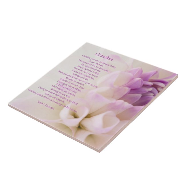 Grandma Poetry Collector Tile (Side)