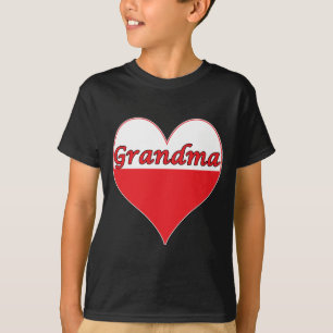 Grandma Polish Heart T-Shirt