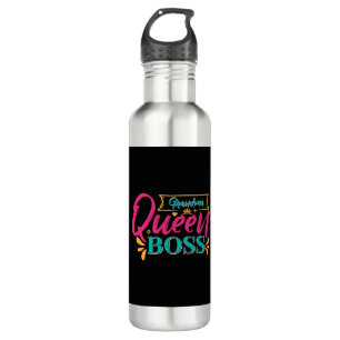 Grandma Queen Boss Super Grandma Granny 710 Ml Water Bottle