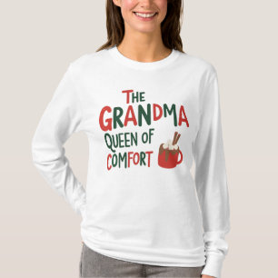 Grandma Queen of Comfort Hot Coco T-Shirt