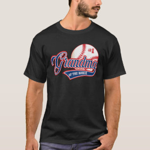 Grandma Rookie of Year 1st Birthday Baseball Theme T-Shirt