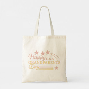 Grandma’s Day Vintage Badge Design Tote Bag