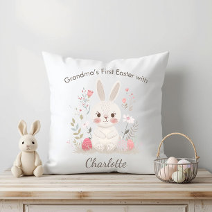 Grandma’s First Easter Personalized  Cushion