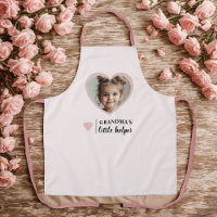 Grandma’s Little Helper – Personalised Pink Photo