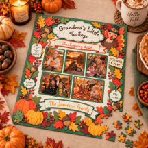 Grandma’s Little Turkeys Personalised Thanksgiving