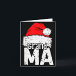 Grandma Santa Christmas Family Matching Pyjamas Xm Card<br><div class="desc">Grandma Santa Christmas Family Matching Pyjamas Xmas Mother</div>