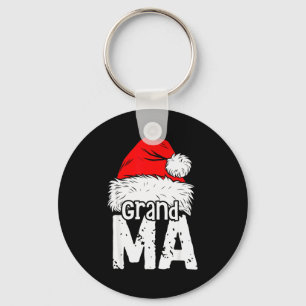 Grandma Santa Christmas Family Matching Pyjamas Xm Key Ring