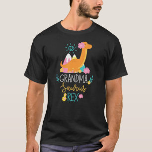 Grandma Saurus Rex Funny Dinosaur Women T-Shirt