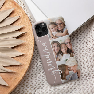 Grandma Script Photo Collage iPhone 16 Case