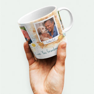 Grandma Seasonal Memories Photo Collage Specialty  Bone China Mug