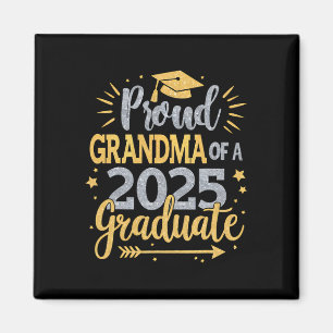 Grandma Senior 2025 Proud Grandma Of A Cl Of 25 Gr Magnet