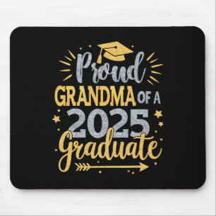 Grandma Senior 2025 Proud Grandma Of A Cl Of 25 Gr Mouse Pad