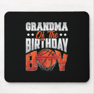 Grandma Sketll Birthday Boy Family Ller B-day Part Mouse Pad