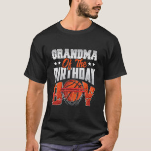 Grandma Sketll Birthday Boy Family Ller B-day Part T-Shirt