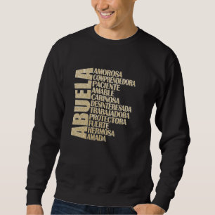 Grandma Spanish Abuelita Cute Abuela Grandma Mothe Sweatshirt