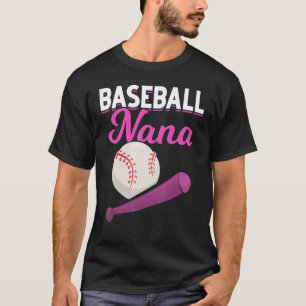 Grandma Sport Baseball Player Nana Retirement Base T-Shirt