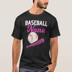 Grandma Sport Baseball Player Nana Retirement Base T-Shirt