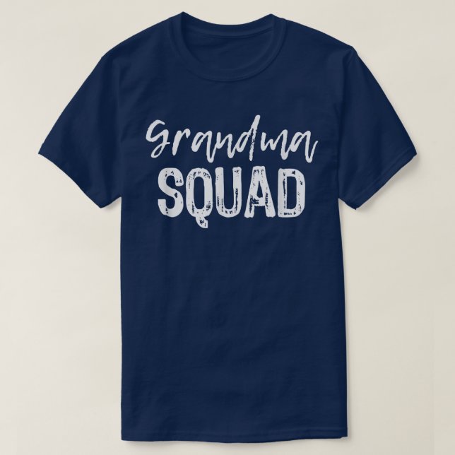Grandma Squad Cute Funny Gift Mother's Day  T-Shirt (Design Front)