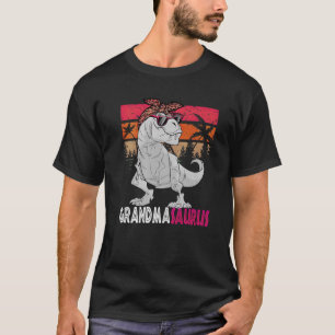 Grandma T Rex Dinosaur Grandma Saurus Family Match T-Shirt