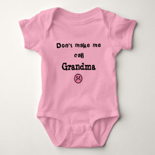 Grandma T-Shirt - Customised Baby Bodysuit
