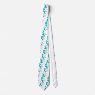 Grandma - Teal Ribbon Ovarian Cancer Tie