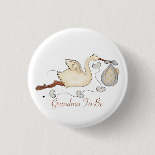 Grandma To Be 3 Cm Round Badge