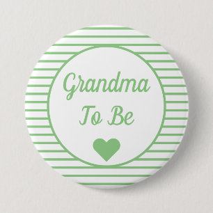 Grandma To Be Baby Shower Button